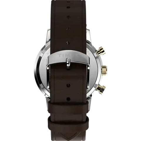 The Watch Boutique Timex Marlin® Chronograph Tachymeter 40mm Leather Strap Watch