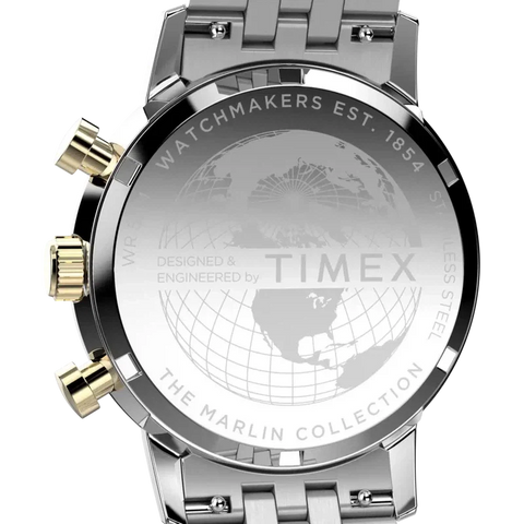 The Watch Boutique Timex Marlin Chronograph Tachymeter 40mm Stainless Steel Bracelet Watch