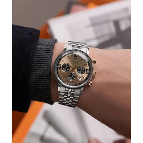 The Watch Boutique Timex Marlin Chronograph Tachymeter 40mm Stainless Steel Bracelet Watch