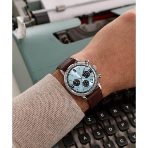 The Watch Boutique Timex Marlin Chronograph Tachymeter Leather Watch