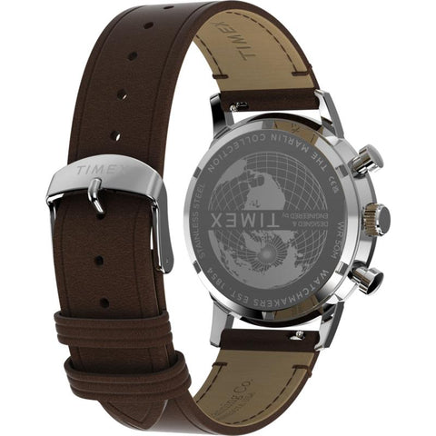 The Watch Boutique Timex Marlin Chronograph Tachymeter Leather Watch