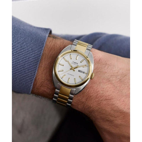 The Watch Boutique Timex Marlin Draper Automatic Stainless Steel Bracelet Watch