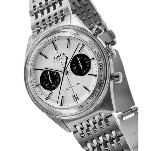 The Watch Boutique Timex Marlin Jet Quartz Chronograph Stainless Steel Watch