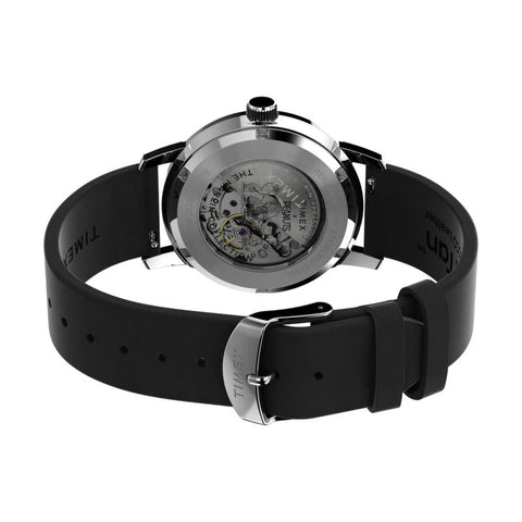 The Watch Boutique Timex Peanuts Marlin Automatic Snoopy Flying Ace Leather Strap Watch