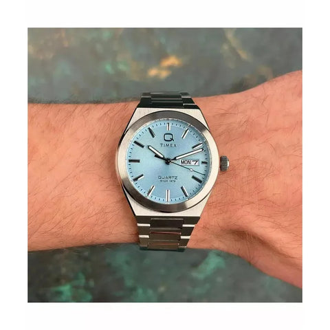 The Watch Boutique Timex Q Continental Blue Dial Watch