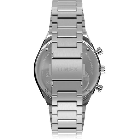 The Watch Boutique Timex Q Timex Chronograph Stainless Steel Bracelet Watch