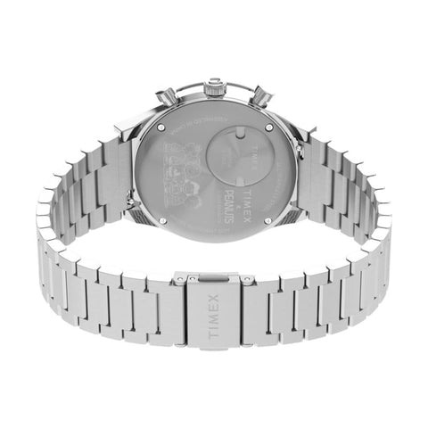 The Watch Boutique Timex Q Timex Chronograph Stainless Steel Bracelet Watch