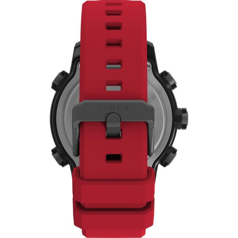 The Watch Boutique Timex TimTriathlon 200 Lap Silicone Strap Watch