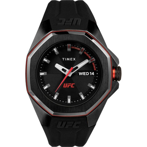 The Watch Boutique Timex UFC Pro 44mm Silicone Strap Watch