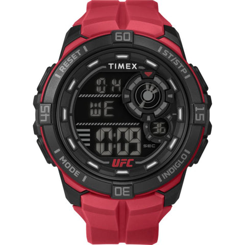 The Watch Boutique Timex UFC Rush 52mm PU Strap Watch