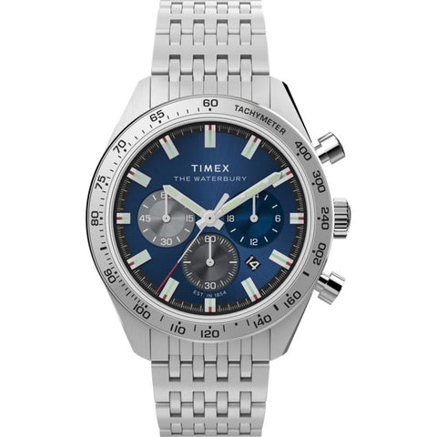 Timex Waterbury Traditional Chronograph Stainless Steel Watch