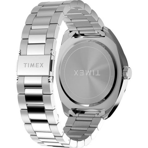 The Watch Boutique Timex Weston Black Dial Stainless Steel Watch