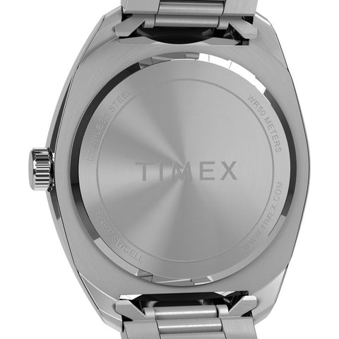 The Watch Boutique Timex Weston Black Dial Stainless Steel Watch