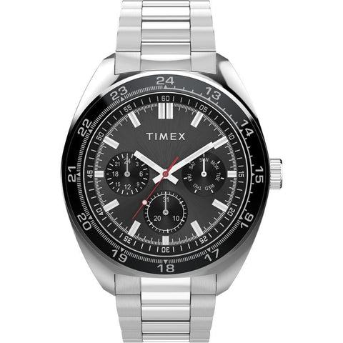 The Watch Boutique Timex Weston Black Dial Stainless Steel Watch