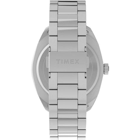 The Watch Boutique Timex Weston Stainless Steel Blue Dial Watch