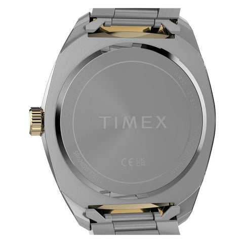 The Watch Boutique Timex Weston Stainless Steel Bracelet Black Dial Watch