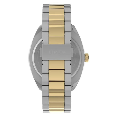 The Watch Boutique Timex Weston Stainless Steel Bracelet Black Dial Watch