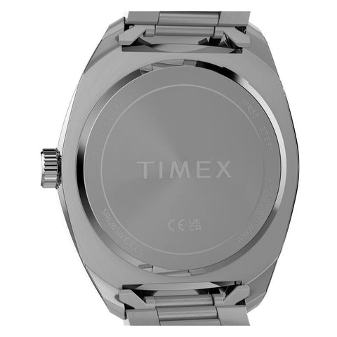 The Watch Boutique Timex Weston Stainless Steel Bracelet Blue Dial Watch