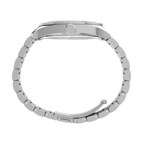 The Watch Boutique Timex Weston Stainless Steel Bracelet Green Dial Watch