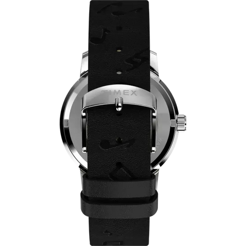 Timex x Peanuts Marlin® Automatic Saxophonist 40mm Leather Strap Watch