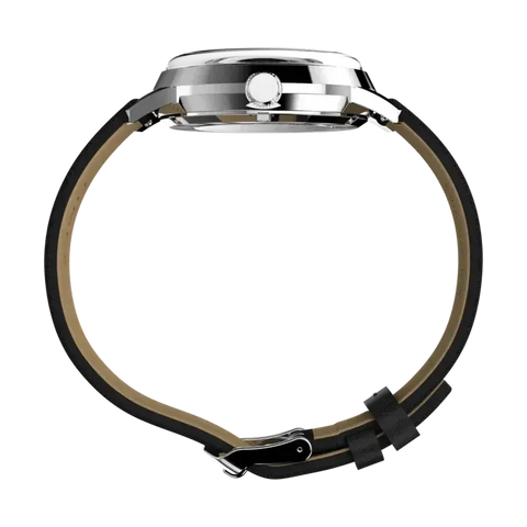 Timex x Peanuts Marlin® Automatic Saxophonist 40mm Leather Strap Watch