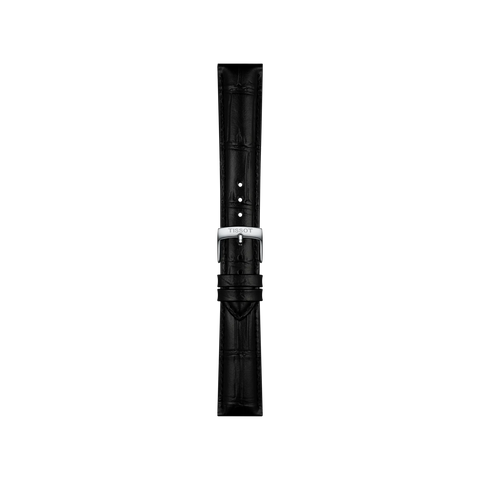 The Watch Boutique Tissot 18mm Black Leather Watch Strap T852.051.027