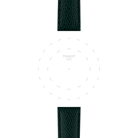 The Watch Boutique Tissot 18mm Green Leather Watch Strap T852.049.061