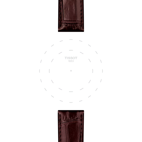 The Watch Boutique Tissot 20mm Brown Leather Watch Strap T852.043.014