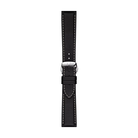 The Watch Boutique Tissot 21mm Black Leather Watch Strap T852.044.599