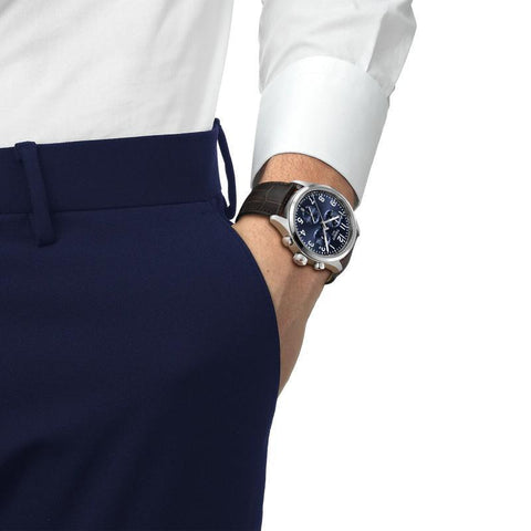 The Watch Boutique Tissot Chrono Stainless Steel Chronograph Blue Dial T116.417.16.042.00