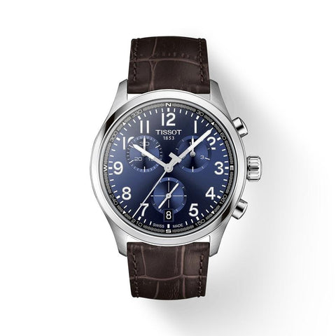 The Watch Boutique Tissot Chrono Stainless Steel Chronograph Blue Dial T116.417.16.042.00