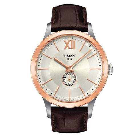The Watch Boutique Tissot Classic Gent Automatic 18K Gold Watch T912.428.46.038.00 Default Title