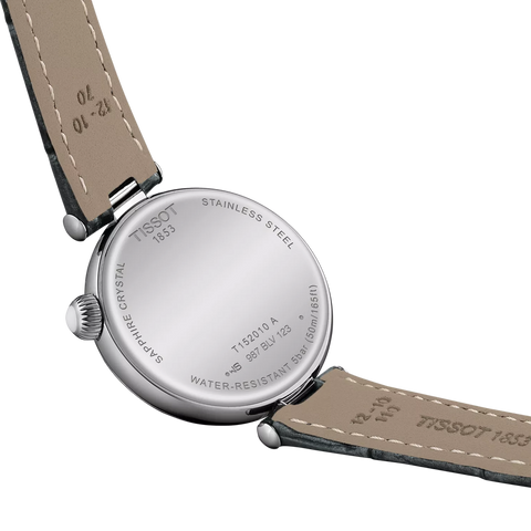 The Watch Boutique Tissot Desir 28mm Grey Leather Women's Watch T152.010.16.038.00