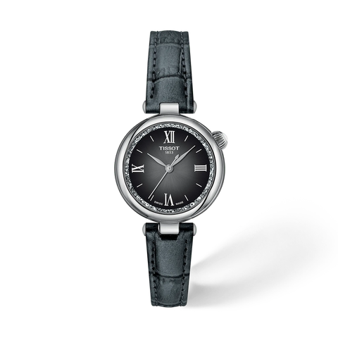The Watch Boutique Tissot Desir 28mm Grey Leather Women's Watch T152.010.16.038.00