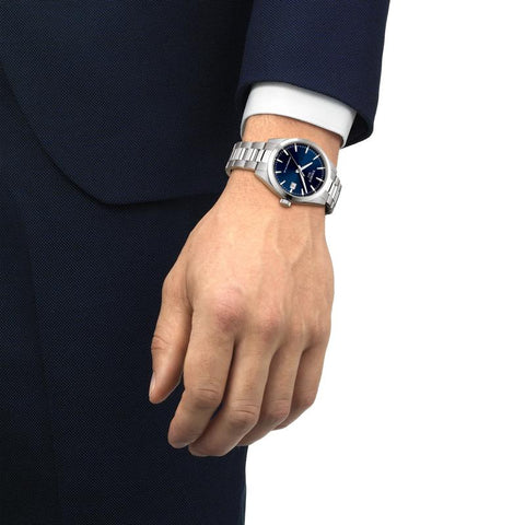 The Watch Boutique Tissot Gentleman Automatic Blue Dial Watch T165.807.11.041.00