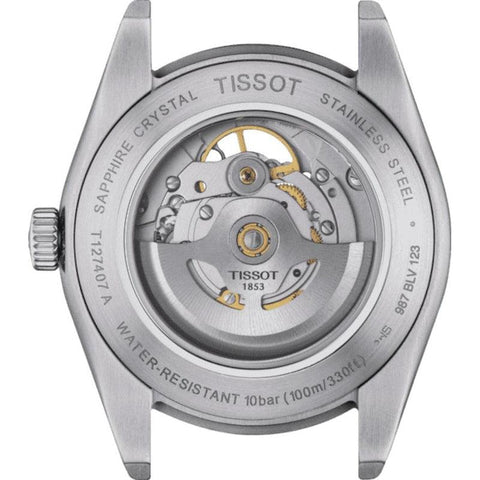 The Watch Boutique Tissot Gentleman Powermatic 80 Open Heart Watch T127.407.11.041.01