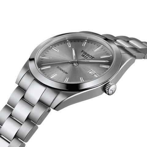 The Watch Boutique Tissot Gentleman Titanium Watch T127.410.44.081.00