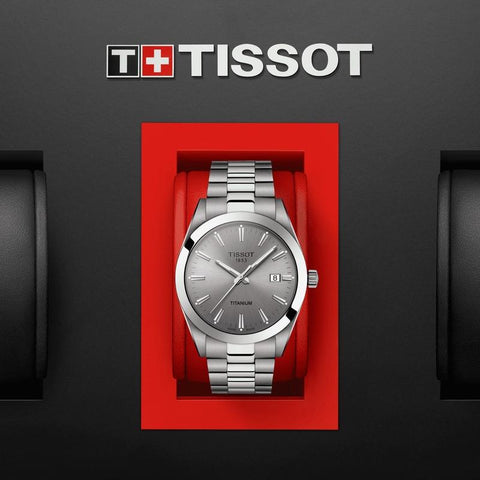 The Watch Boutique Tissot Gentleman Titanium Watch T127.410.44.081.00