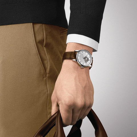The Watch Boutique Tissot Le Locle Powermatic 80 Open Heart Watch T006.407.16.033.01