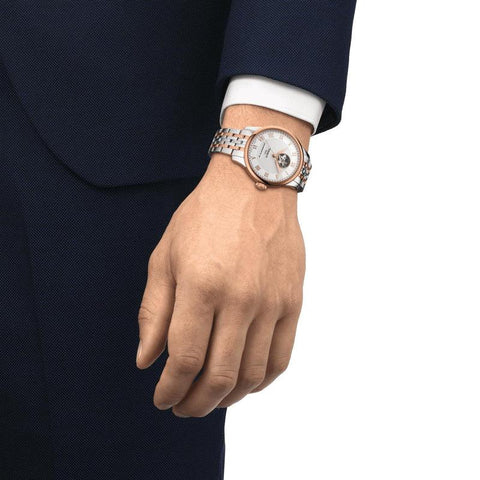 The Watch Boutique Tissot Le Locle Powermatic 80 Open Heart Watch T006.407.22.033.02