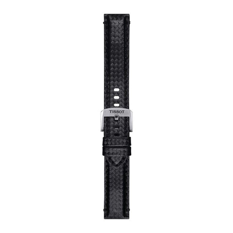 The Watch Boutique Tissot Official Black Fabric Strap Lugs 20mm