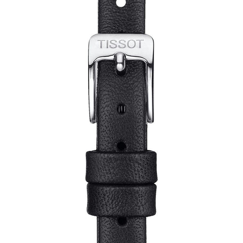The Watch Boutique Tissot Official Black Leather Strap Lugs 09mm