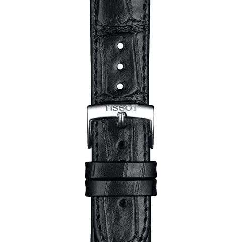 The Watch Boutique Tissot Official Black Leather Strap Lugs 20mm