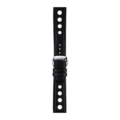 The Watch Boutique Tissot Official Black Leather Strap Lugs 20mm