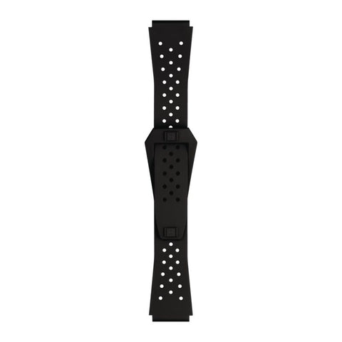 The Watch Boutique Tissot Official Black Sideral S Rubber Strap