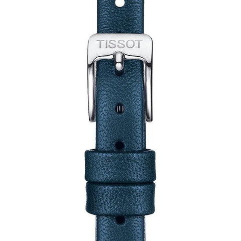 The Watch Boutique Tissot Official Blue Leather Strap Lugs 09mm