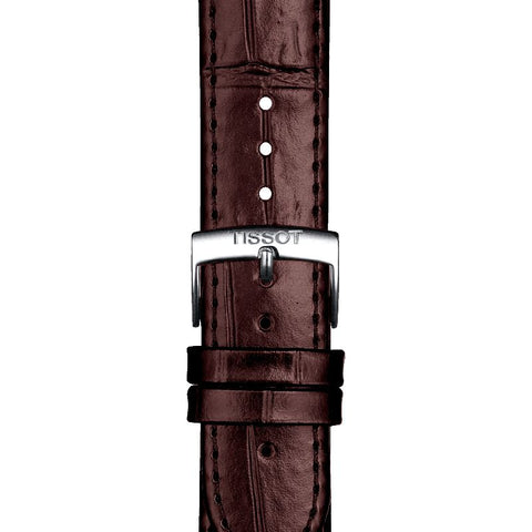 The Watch Boutique Tissot Official Brown Leather Strap Lugs 20mm