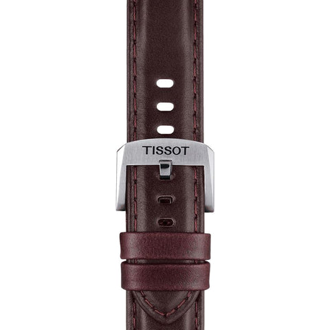 The Watch Boutique Tissot Official Brown Leather Strap Lugs 20mm
