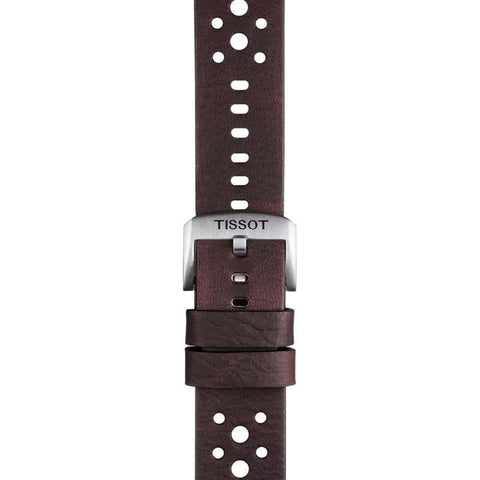 The Watch Boutique Tissot Official Brown Leather Strap Lugs 22mm