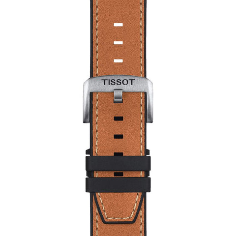 The Watch Boutique Tissot Official Brown Leather Strap Lugs 23mm